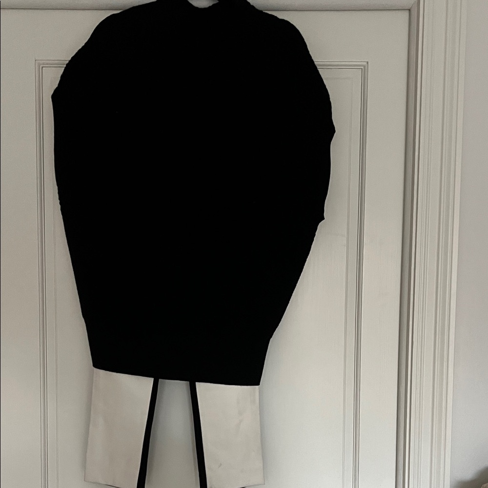Club Monaco Black Sweater with narrow leg pants